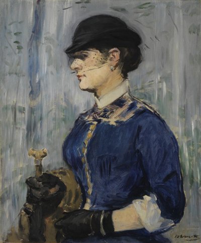 Young Woman with Round Hat by Édouard Manet